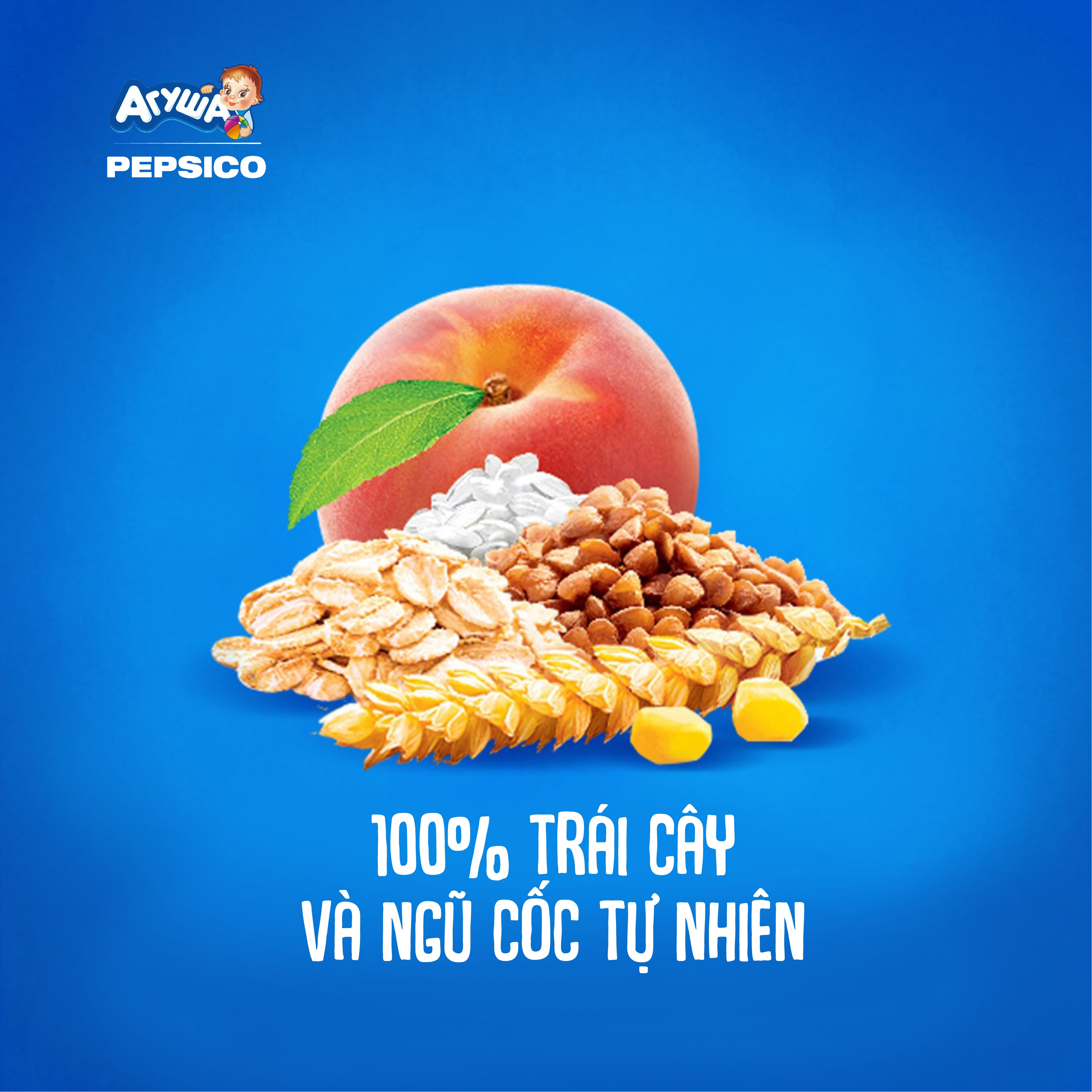 Sữa ngày ngũ cốc vị đào Agusha 200ml