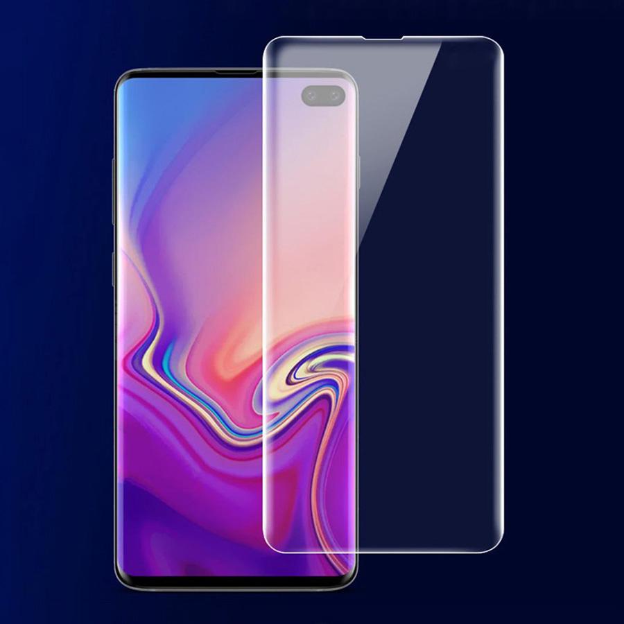 Kính cường lực Samsung Galaxy S10+ Plus trong suốt tràn viền Full keo UV