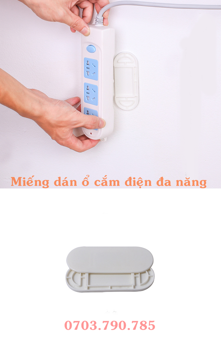 Bộ Miếng Dán Ổ Cắm Điện Đa Năng