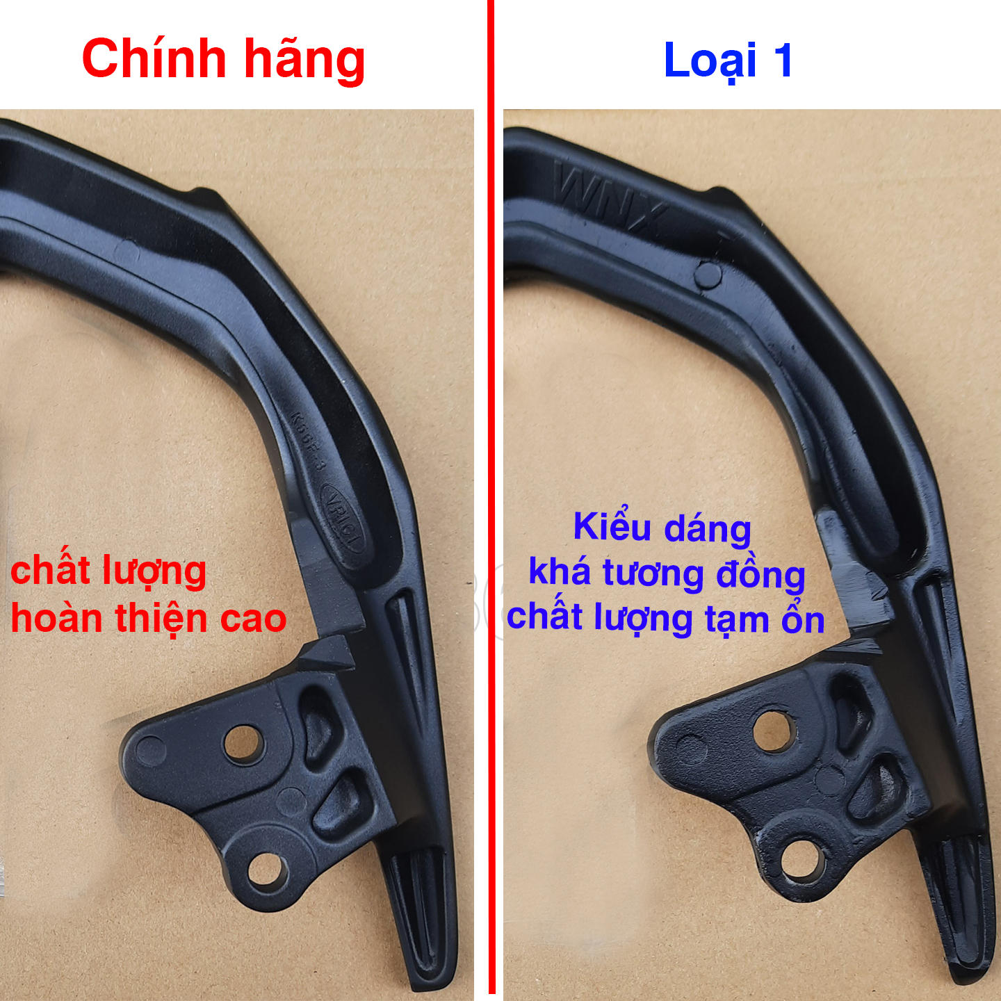 Cảng sau Winner V1 (tay dắt) gắn Winner X (Mài sẵn, Kèm pát gắn)