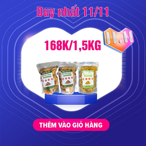 combo 1,5 kg gà khô - Nông sản việt