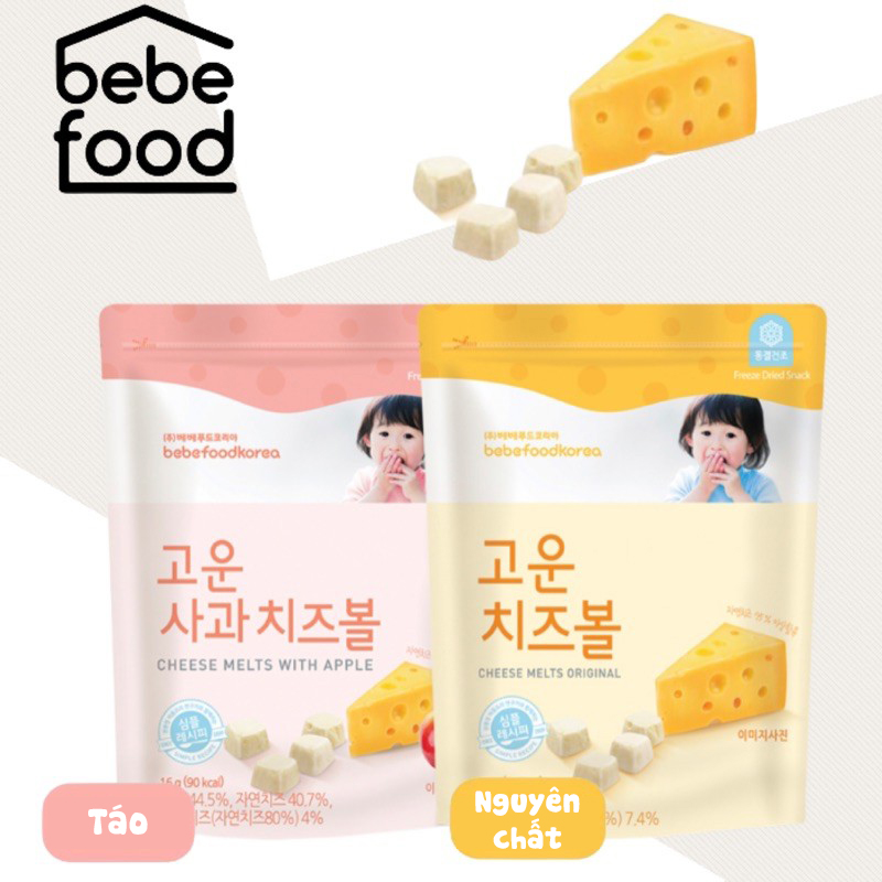 Phô mai khô sấy lạnh cho bé Bebefood Hàn Quốc