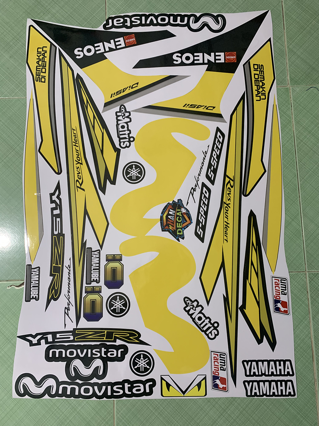 Tem exciter 150 vàng đen movi