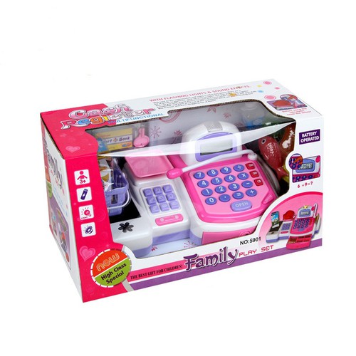 Đồ chơi Máy tính tiền siêu thị mini