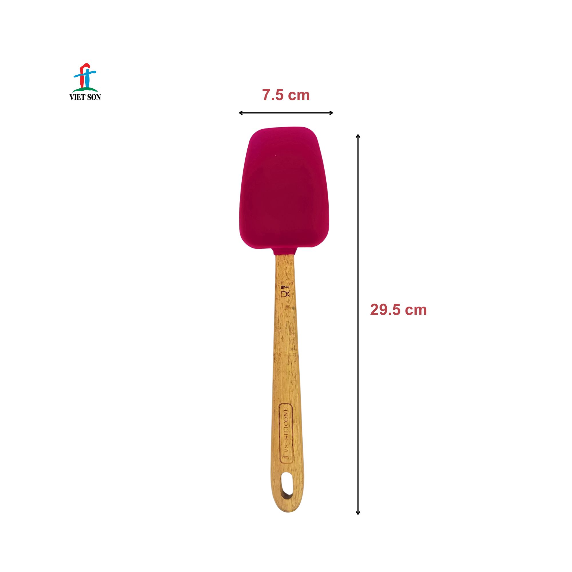 Phới Muỗng Silicon Việt Son làm Bánh, Dụng Cụ Bếp Đa Năng