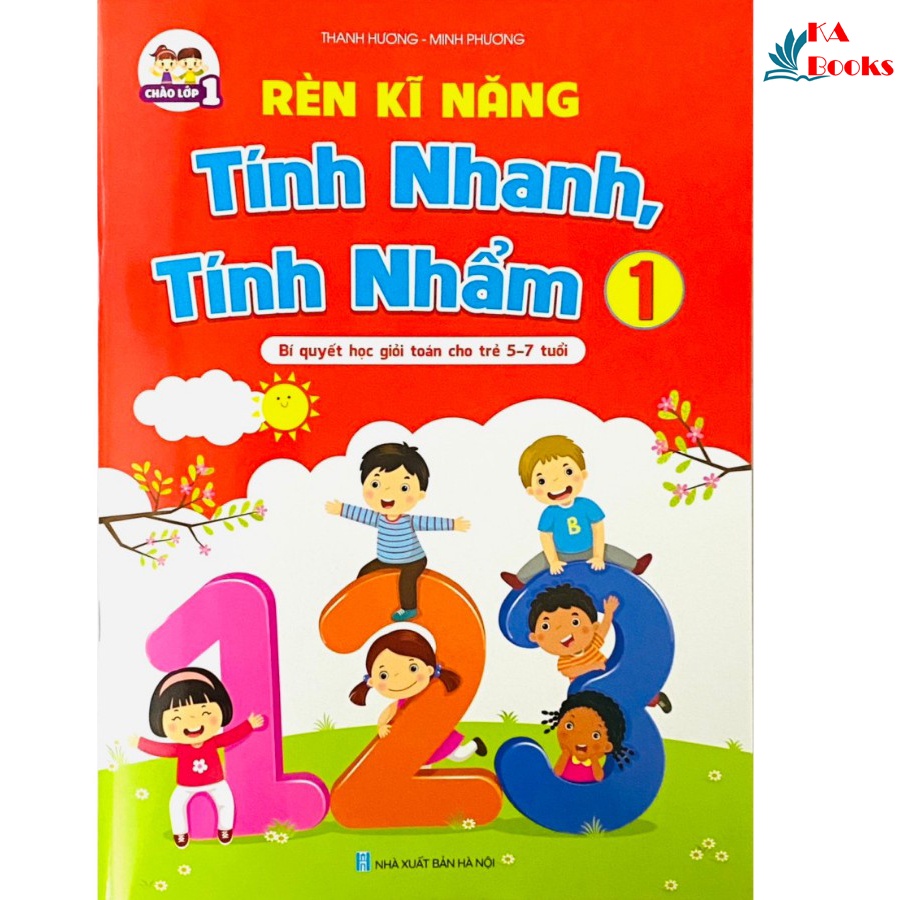 Sách - Combo Bé Học Toán và Rèn Kỹ Năng Tính Nhanh, Tính Nhẩm 1 - Hành Trang Cho Bé TỰ TIN vào lớp 1