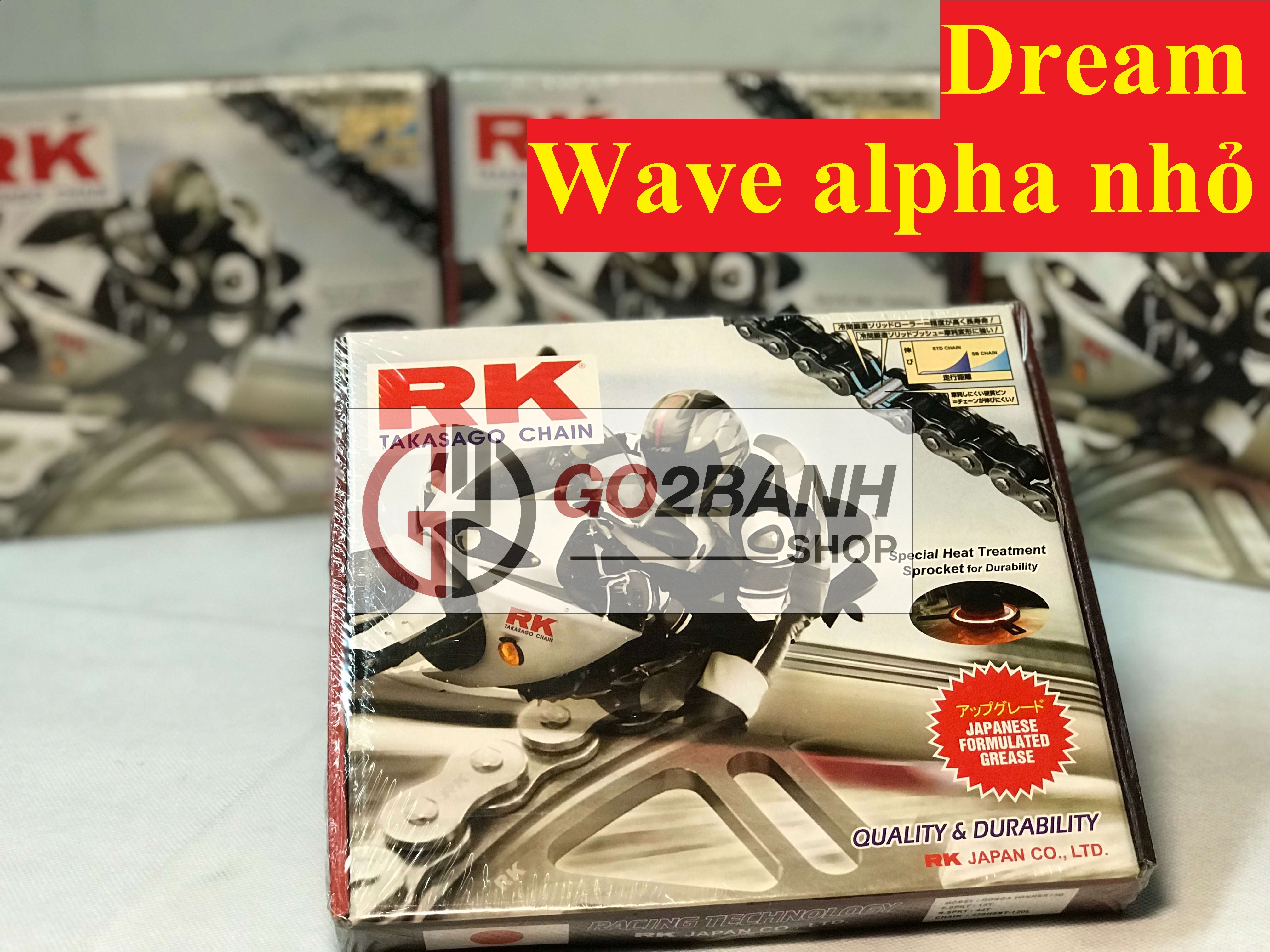 Nhông sên dĩa RK Dream, Wave alpha nhỏ chính hãng