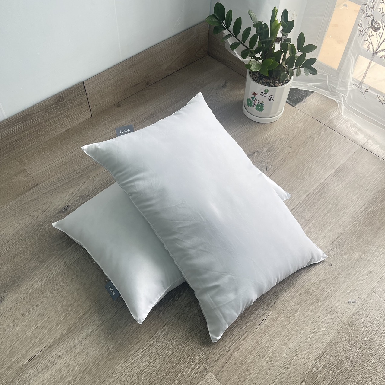 FUKOJI Combo 2 Gối Bông Sợi Microfiber Kích thước 45-65cm