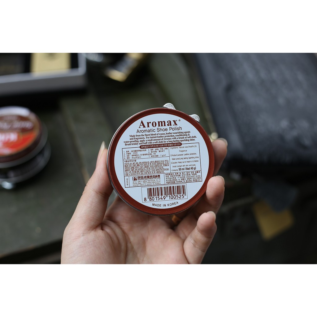 Xi Đánh Giày Hàn Quốc Aromax Màu Đen và Nâu
