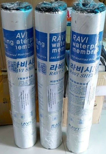 1 cuộn giấy dầu chống thấm, chống dột màng nhôm tự dính hàn quốc giá sỉ npp