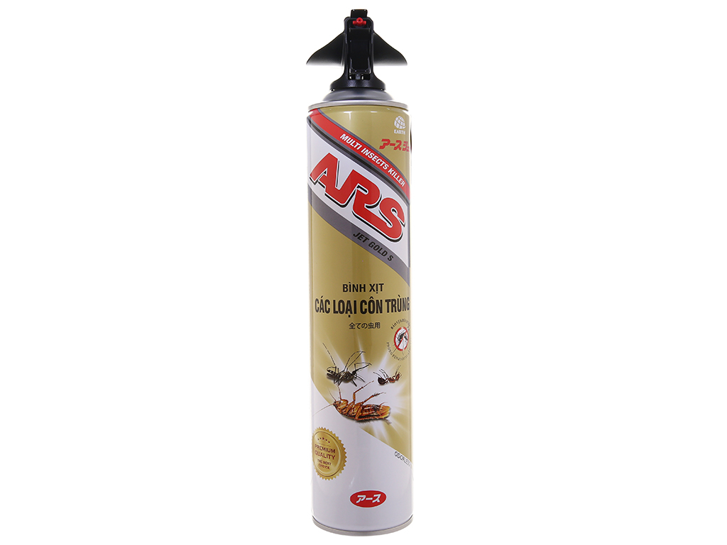 ARS JET GOLD 600ml Insecticide Spray No Odour - Multi-Flavor Protection
