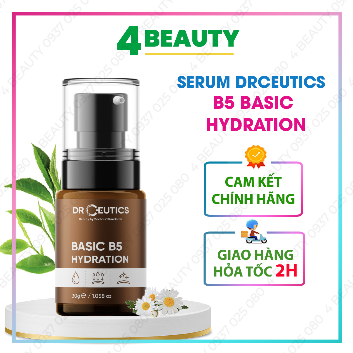 Tinh chất dưỡng Serum B5 Hydration DrCeutics Cho Da Dầu Mụn - Serum DrCeutics B5