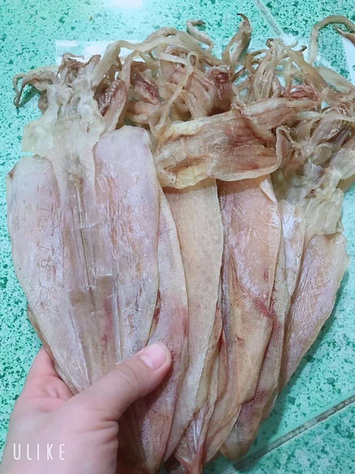 Mực khô size 20 con 1kg túi 500gram