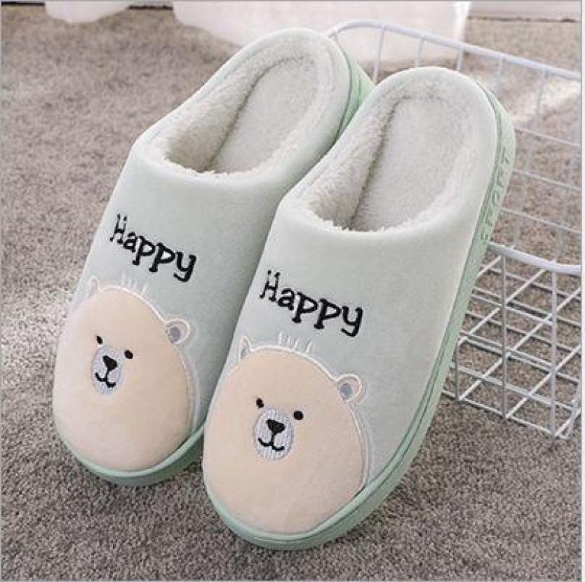 Dép bông đi trong nhà nam - nữ hình gấu ngộ nghĩnh TRT-DLNU-09 giá rẻ