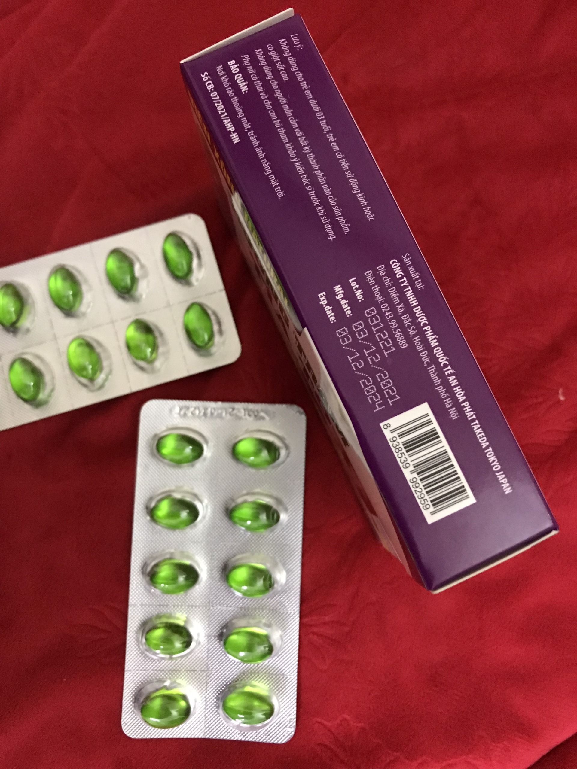 VIÊN XÔNG NATURAL TÍA TÔ
