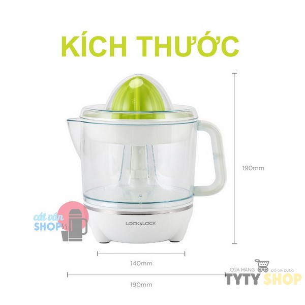 [HCM] Máy vắt cam Lock&Lock EJJ231 40W 700ml (Trắng)