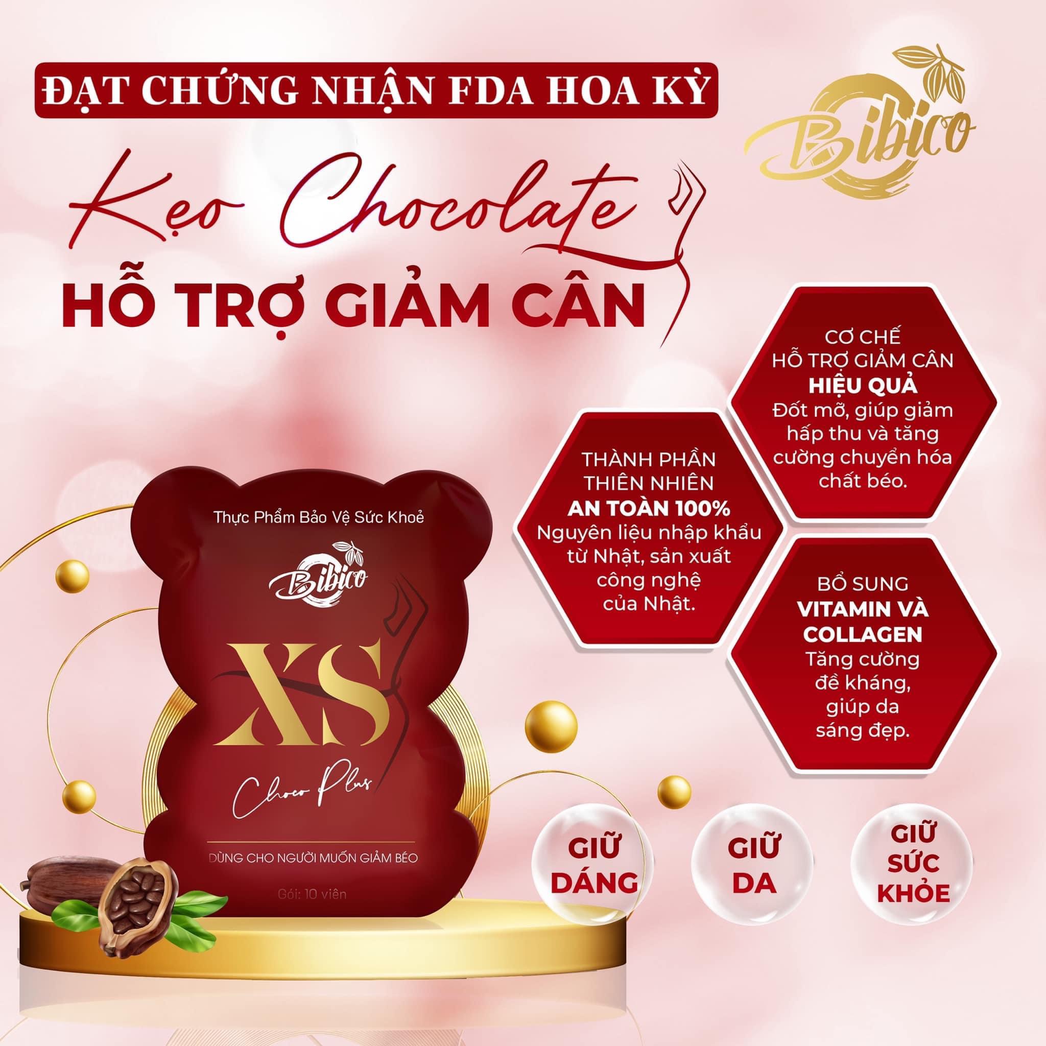 Kẹo socola giảm cân XS choco plus