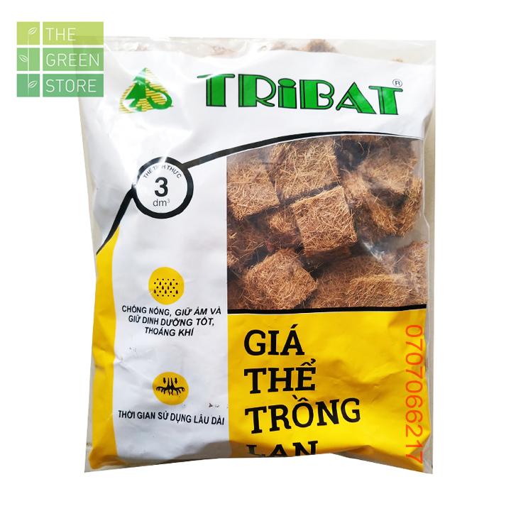 Giá thể xơ dừa trồng lan TRIBAT 3dm3