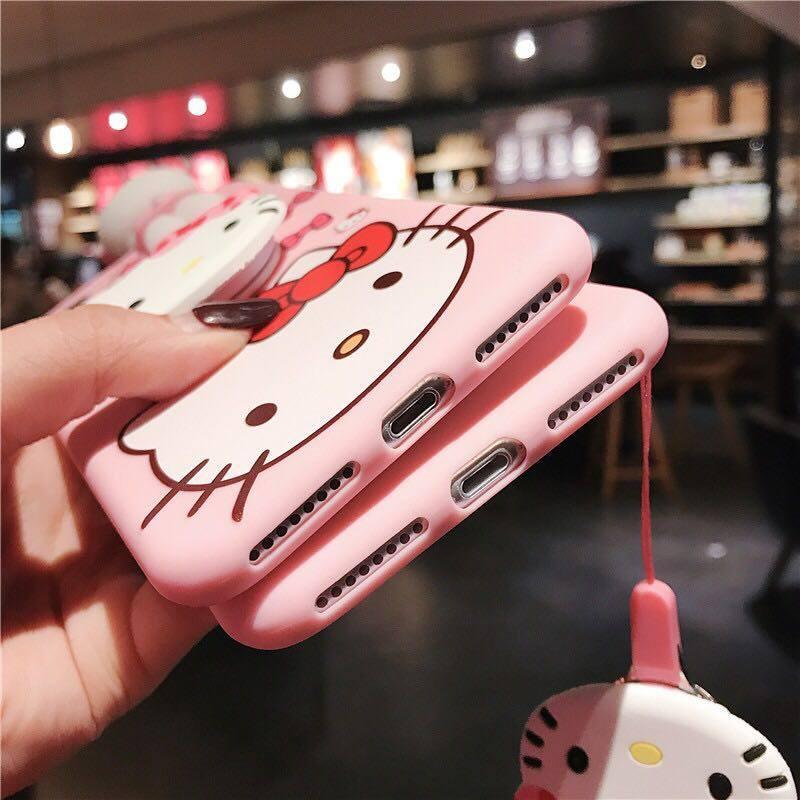ỐP LƯNG IPHONE HÌNH HELLO KITY ( Tặng Dây Đeo Tay Kèm POP ) 6/6s/6plus/7/8s /7plus/8plus/X/Xs/XsMax