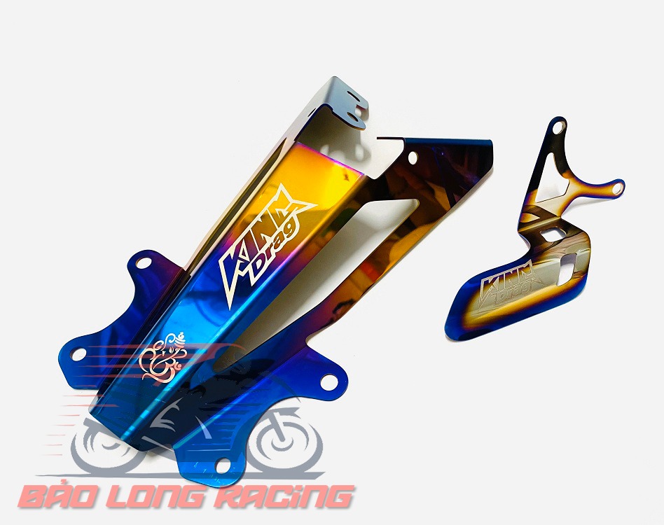 Combo đuôi dè Kingdrag và pát che pô Kingdrag gắn Exciter 150