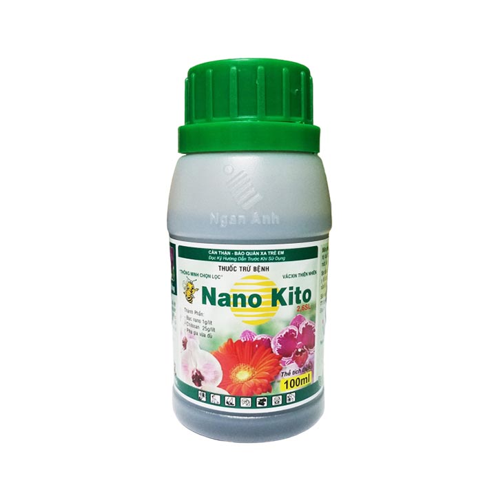 Thuốc trừ bệnh trừ nấm hồng Nano kito 2.6SL 100ml - Nano bạc chitosan