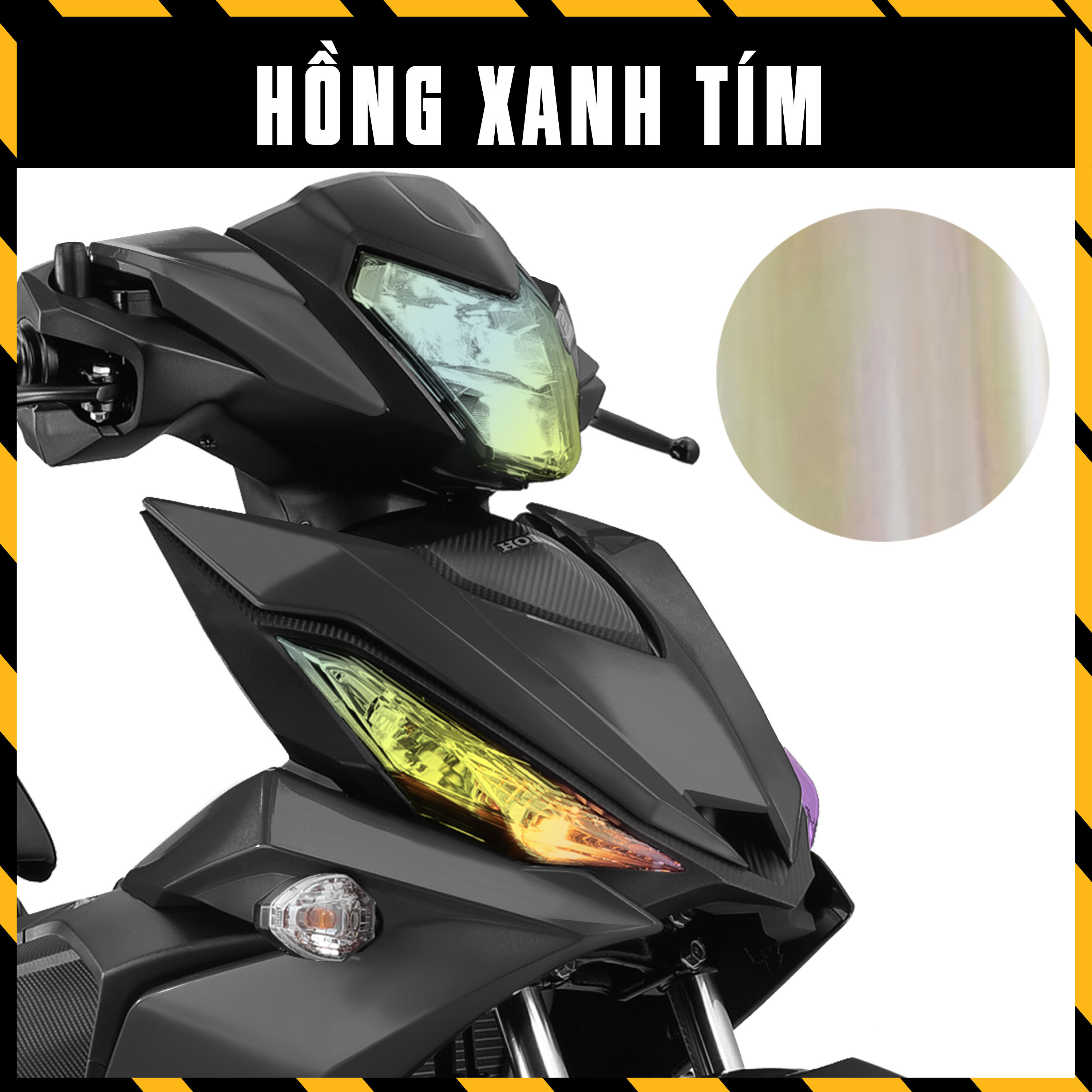 Phim Dán CHÓA ĐÈN Titan Winner V1 | Tem Decal Chuyển Màu Trong Suốt Dán Đèn Xe Máy Winner 150 Dán Đèn Pha Đèn Demi Đèn Xi Nhan - Azdecal