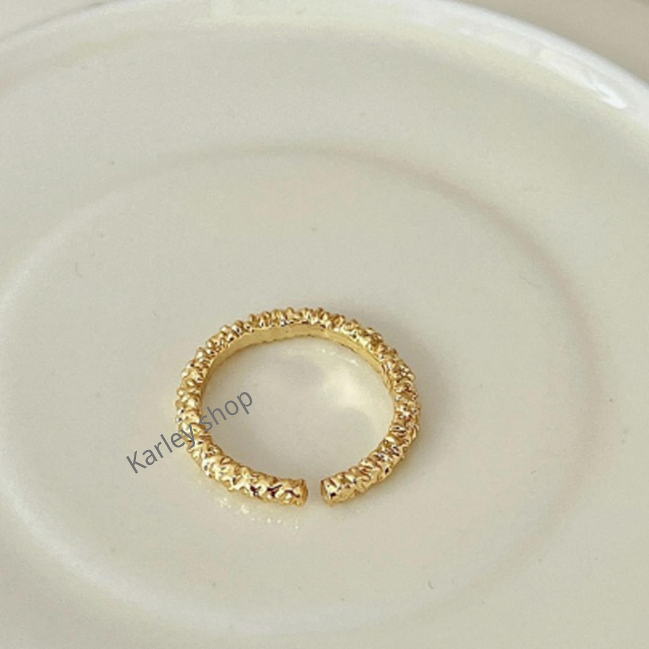 NHẪN TRÒN PHONG CÁCH HÀN  QUỐC ĐƠN GIẢN CÁ TÍNH