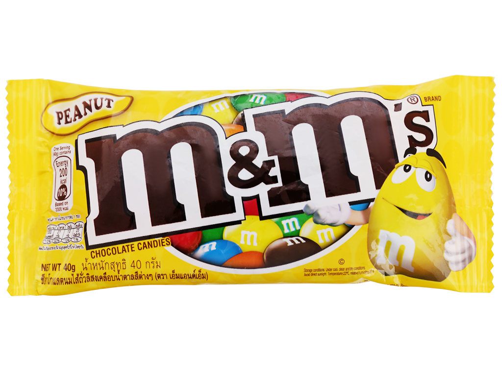 [HCM]Socola MM Peanut Mẫu Mới 37 Gram Date 2023