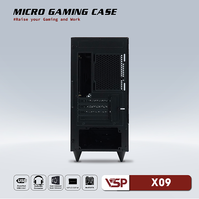 Vỏ Case Máy Tính VSP Micro Gaming X09