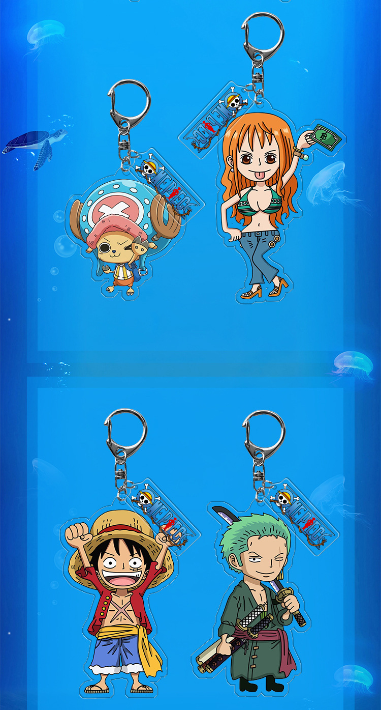 Móc khóa nhân vật One Piece anime