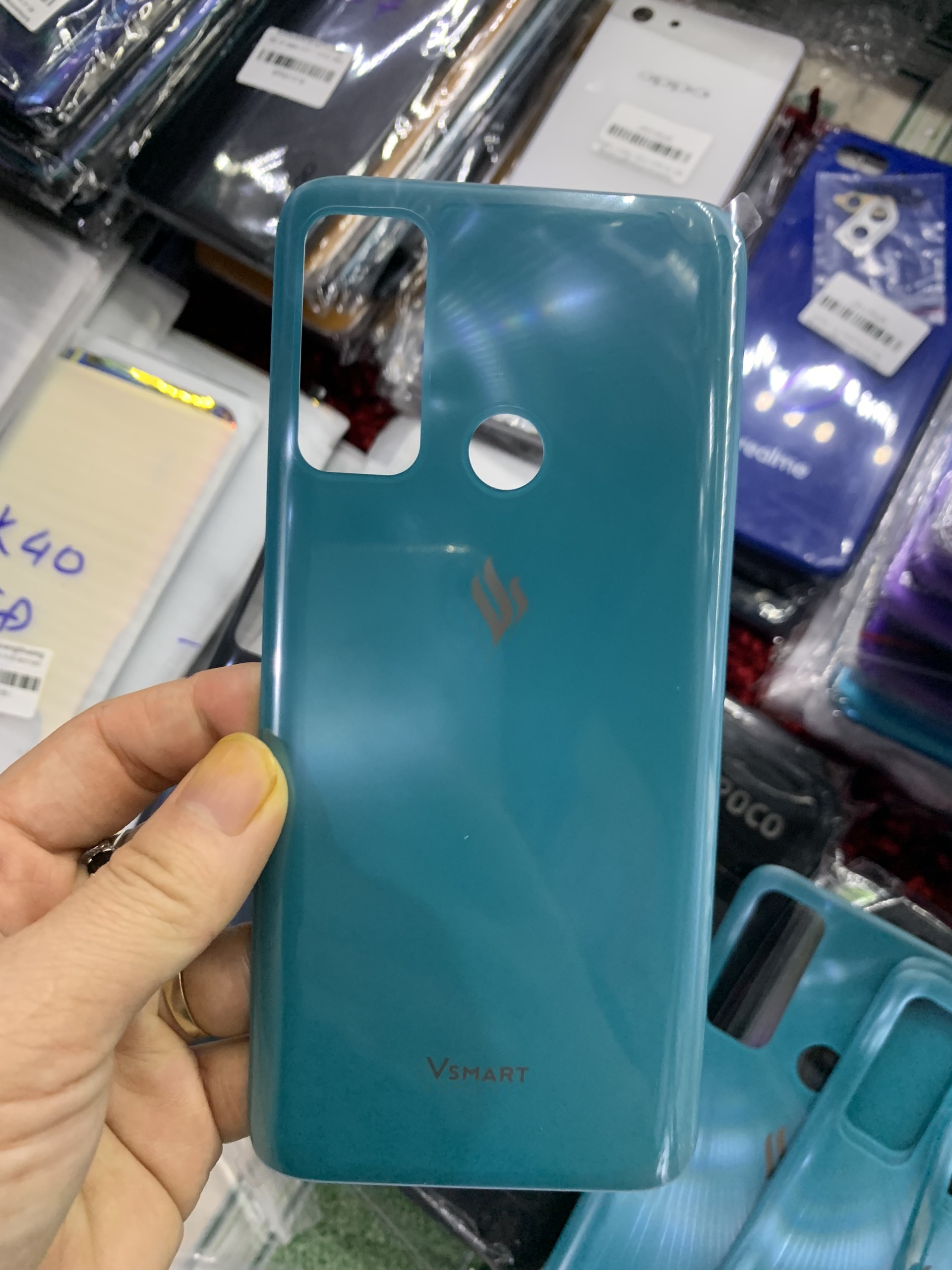 Miếng lưng sau nắp lưng sau điện thoại vsmart live 4