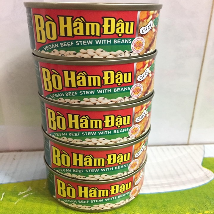 Bò Hầm Đậu Chay Âu Lạc (160g x 1 Lon)