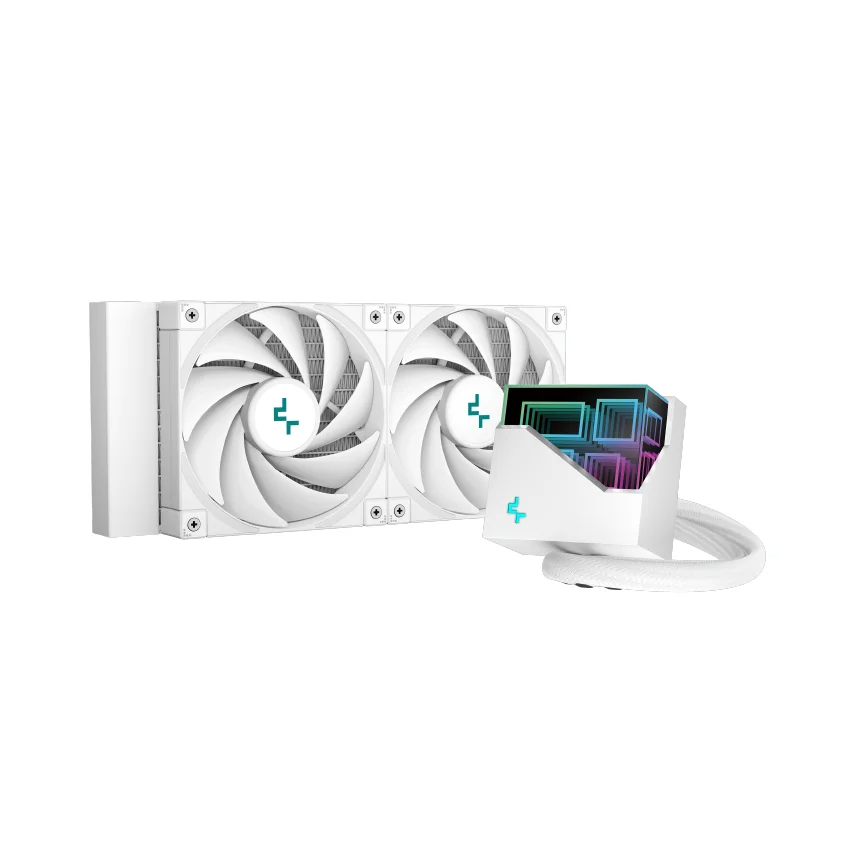 Water cooler AIO deepcool lt520 argb 240mm/lt720 argb 360mm black/white-Original