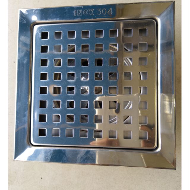 Phễu thoát sàn inox304 chống hôi lược rác thông minh 15x15 phi 60-phi 110