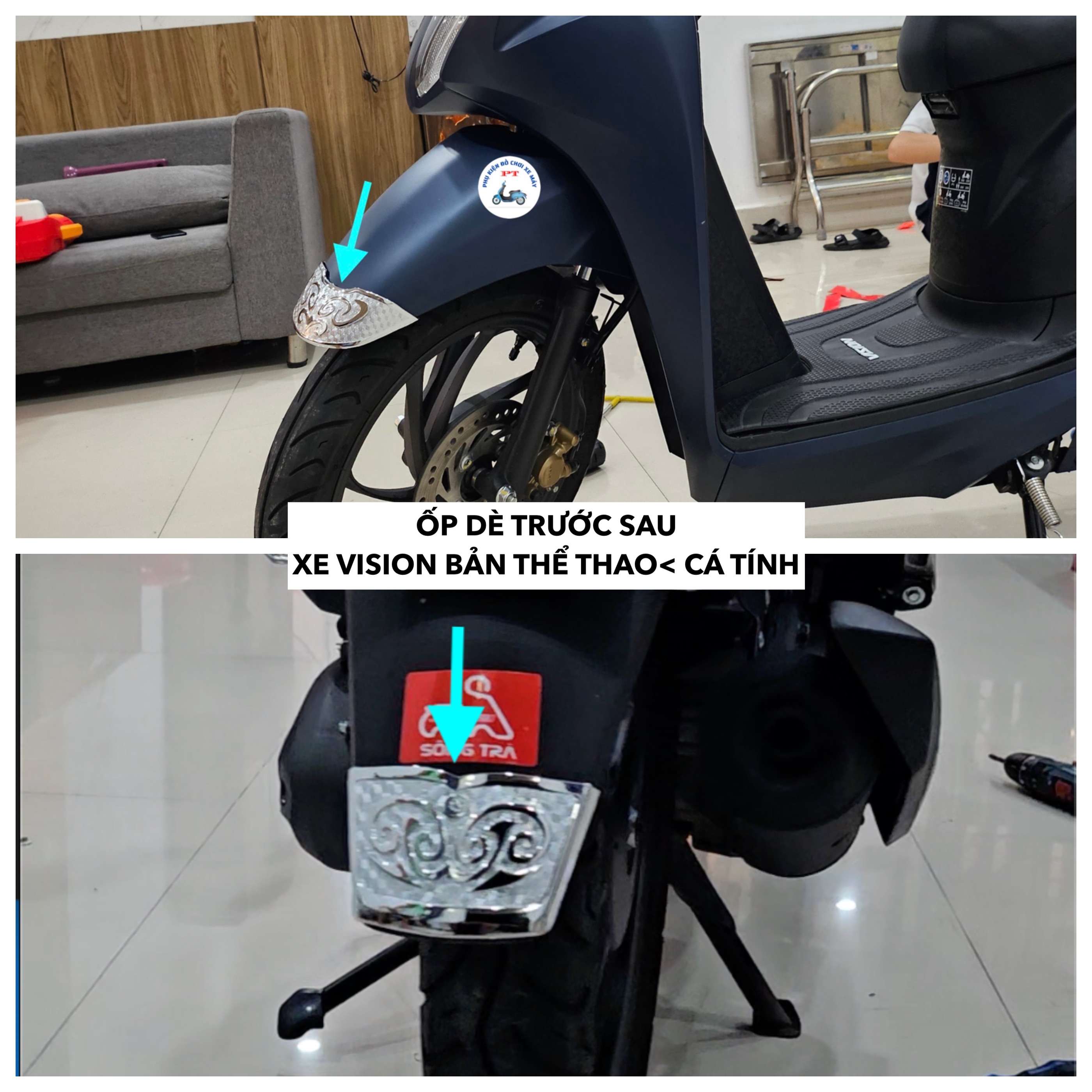 Ốp Carbon Xe Vision 2021, 2022, 2023