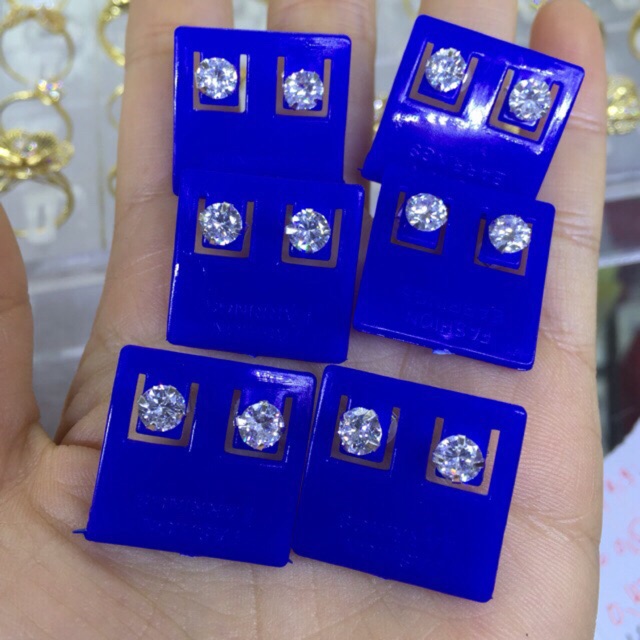 Nụ đá bạc ta 925 size 5ly - thj cam kết bạc chuẩn, giá tốt kèm bảo hành