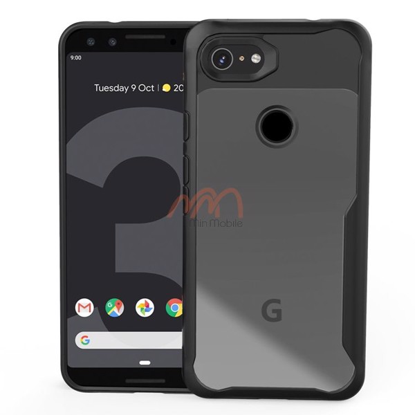 Ốp lưng kính viền cao su Google Pixel 3