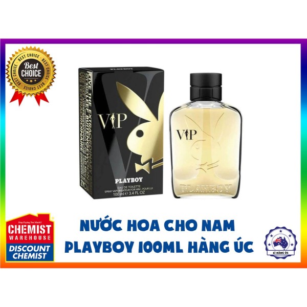 (Hàng Úc ) Nước hoa Playboy VIP Male Eau De Toilette 100ml