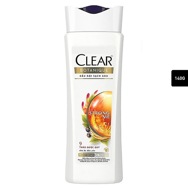 Dầu gội Clear sạch gàu 48h 140g [Hàng khuyến mãi]