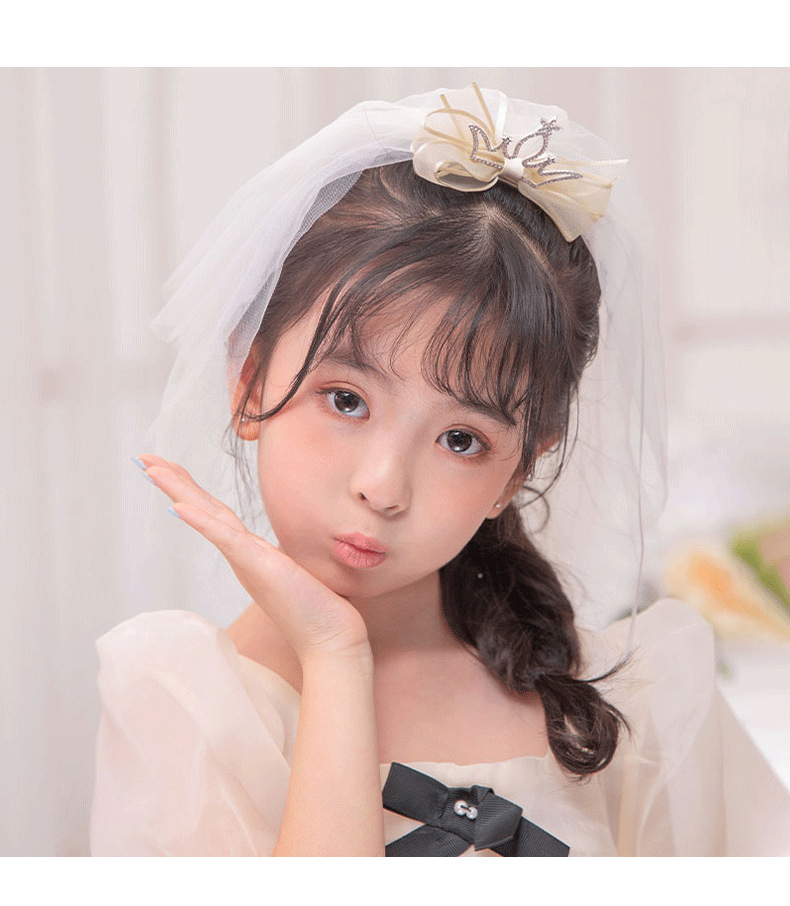 NƠ KẸP TÓC CÔNG CHÚA CHO BÉ GÁI