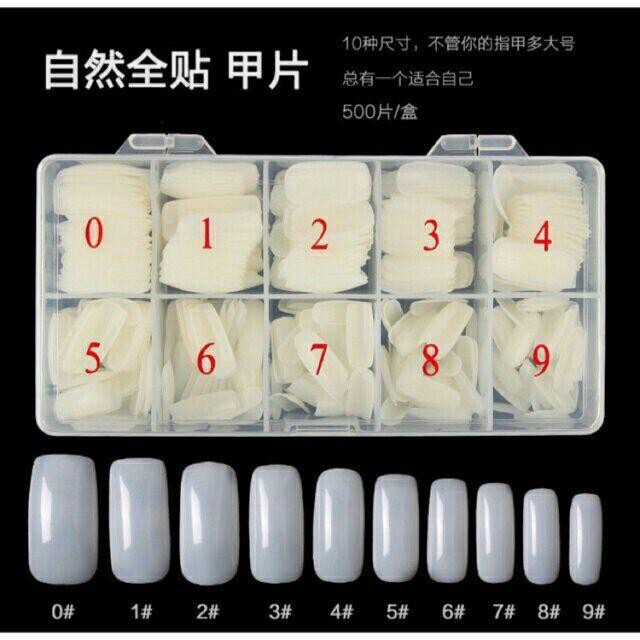 Móng úp hộp hàn 500 móng