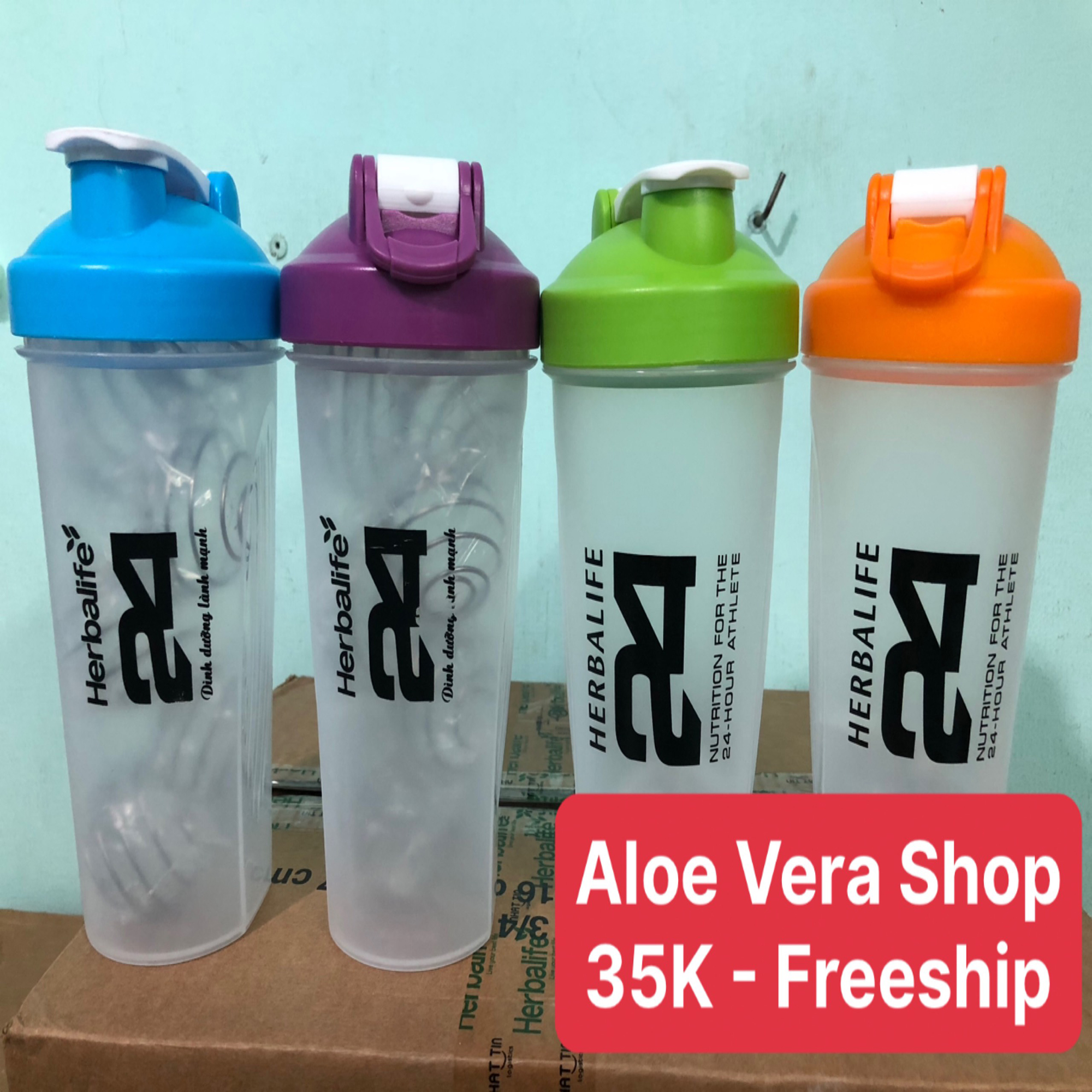 Bình Lắc Bữa Ăn Lành Mạnh H.B.L (600ml) (Giao màu ngẫu nhiên)