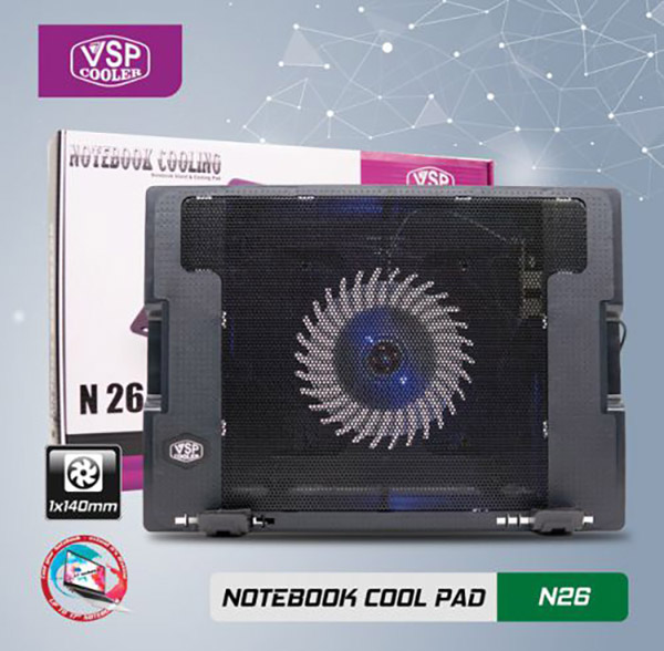 Đế Quạt Tản Nhiệt Laptop VSP Cooler N26