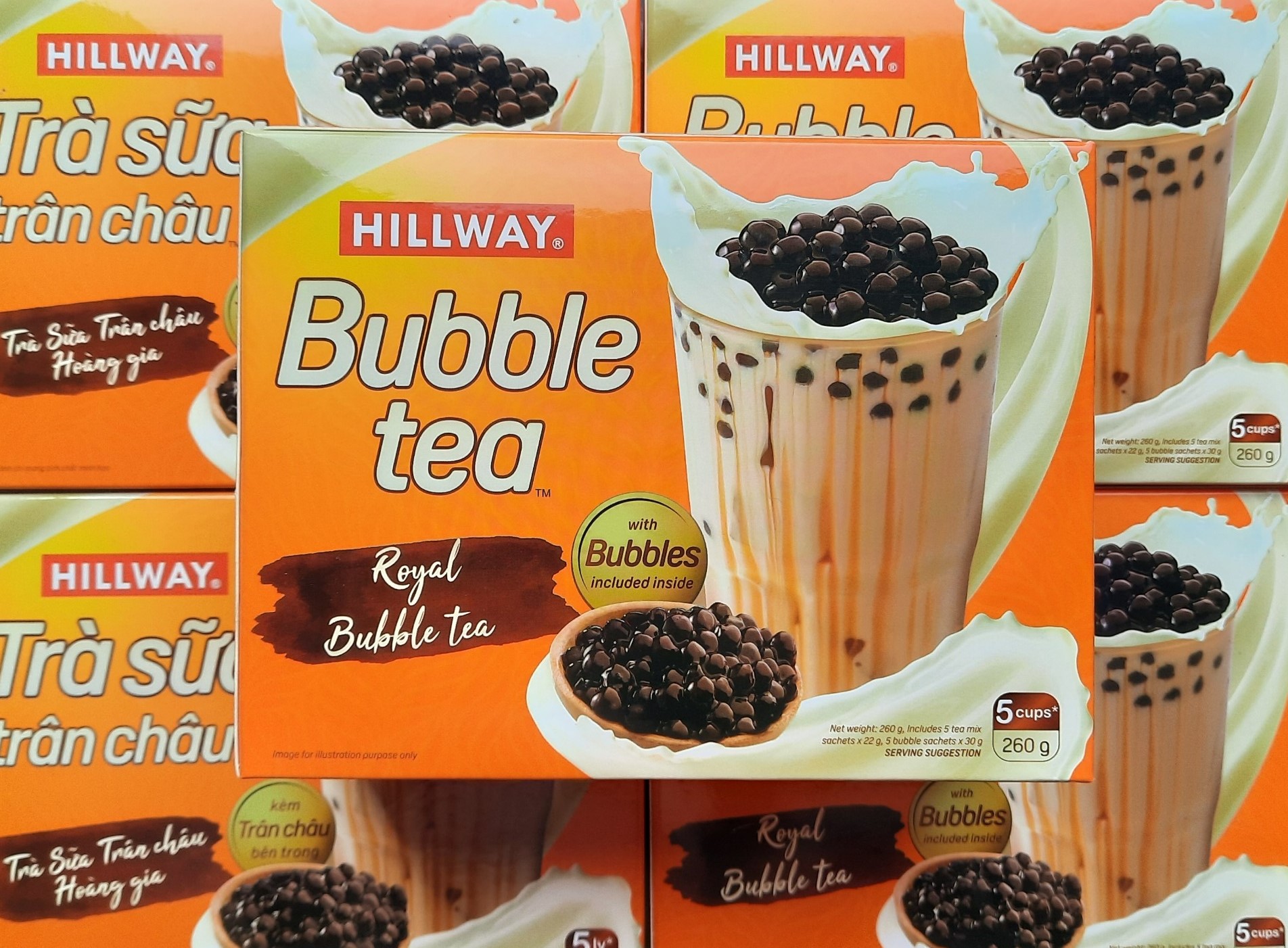 Trà sữa Hillway vị truyền thống và xoài 260g/10gói