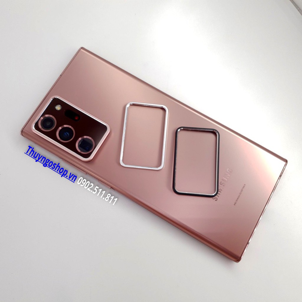Samsung Note20 / Note20 Ultra - Dán chống trầy đặc biệt dành riêng cho camera + viền kim loại camera