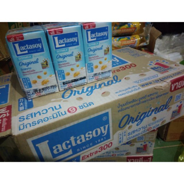 Combo 1 thùng 36 hộp sữa lactasoy 300ml Thai Lan