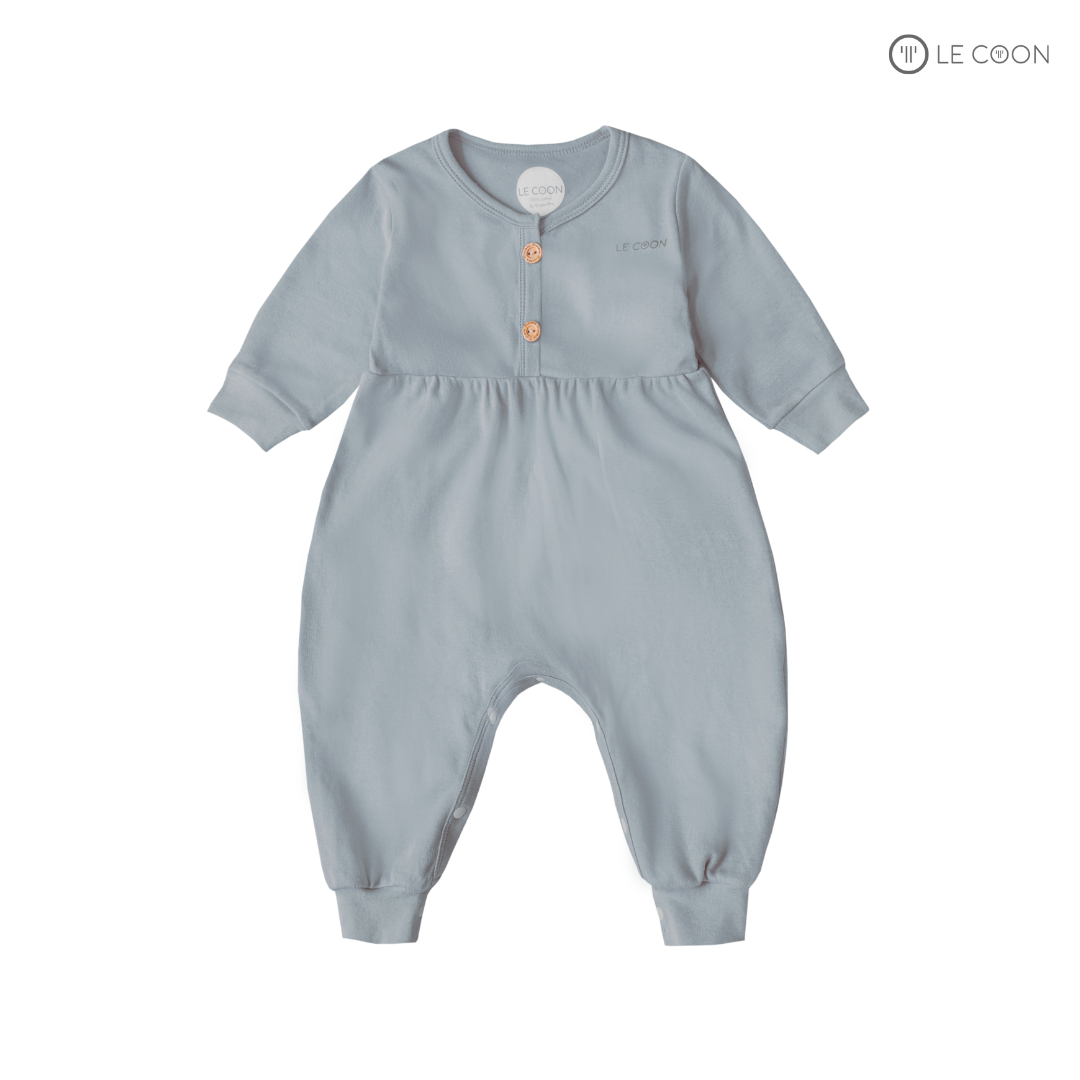 LE COON | Bodysuit Dài Bí Ngô | 3 tháng-2 tuổi