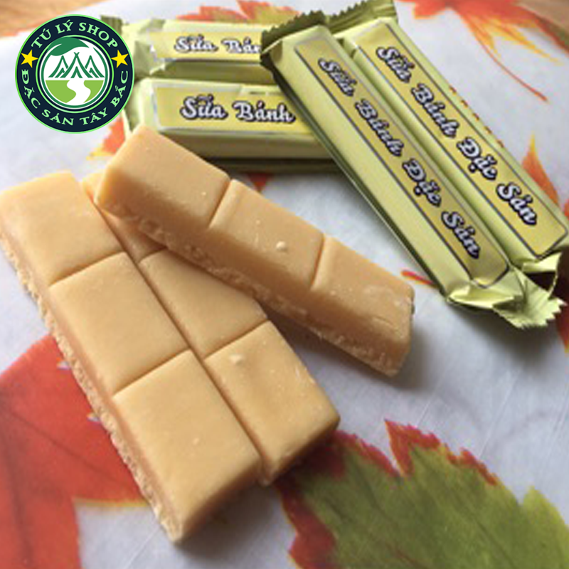 Bánh sữa xanh Mộc Châu 200g (hộp xanh vị nguyên bản)