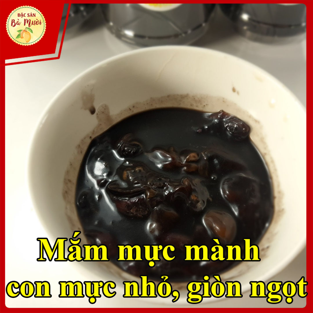 Mắm mực mành Bình Định (500g) - Đặc Sản Bà Mười