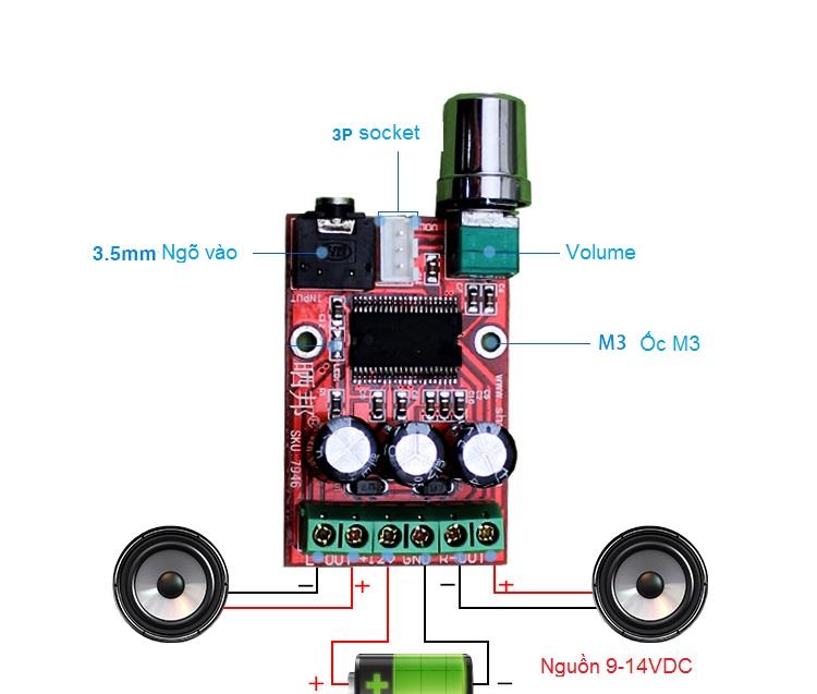 Mạch khuếch đại âm thanh chip YMH138